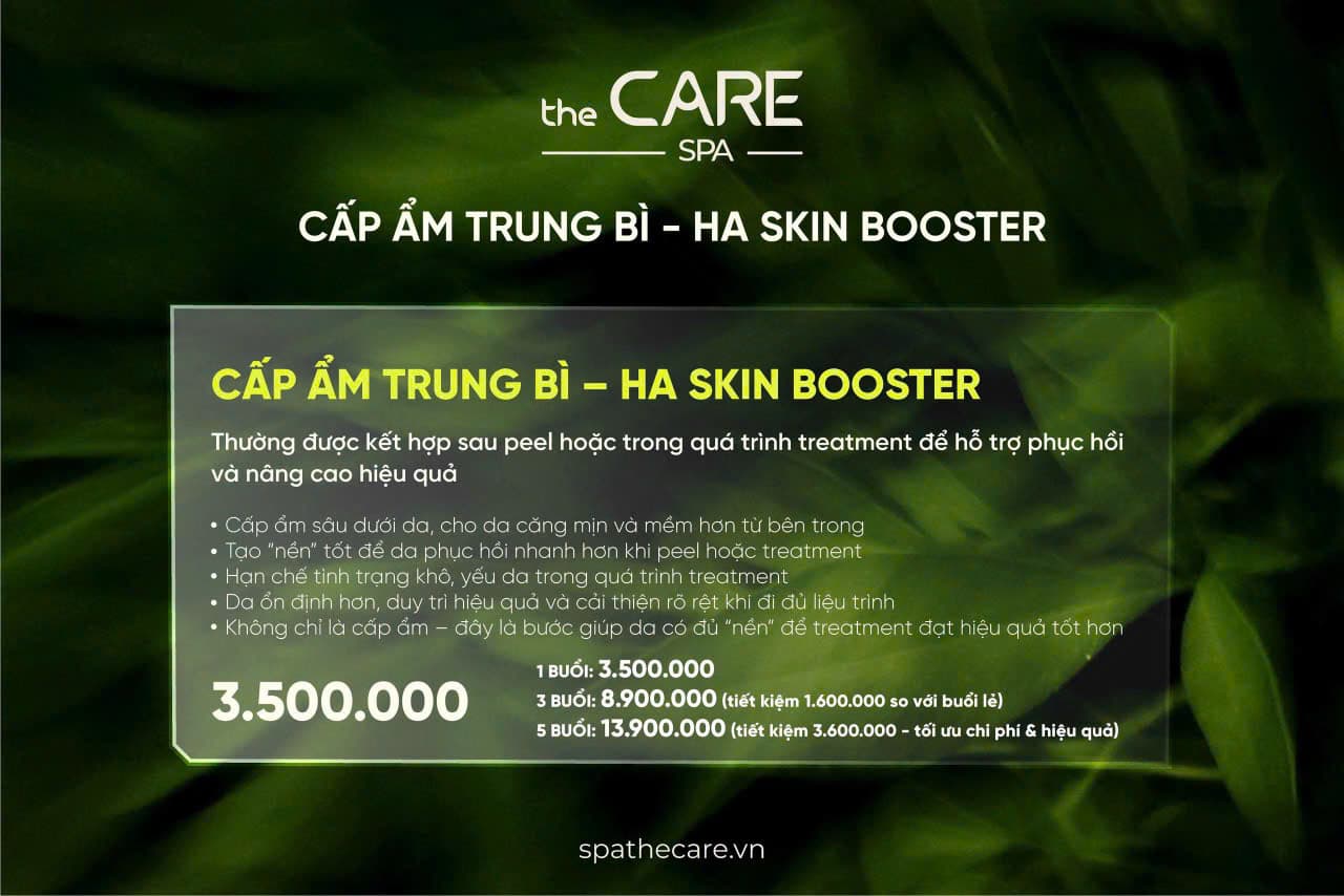 Bảng giá dịch vụ Spa The Care — trang 5